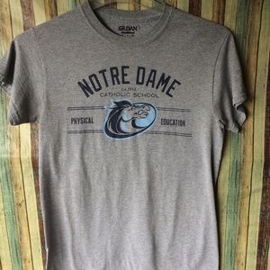 Notre Dame Catholic school tee C4